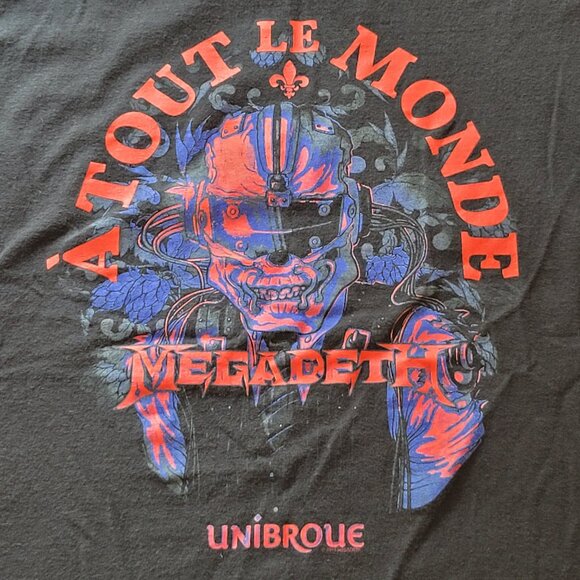 Small Vintage Megadeath a Tout le Monde Gildan Concert Graphic T Shirt - Picture 2 of 9